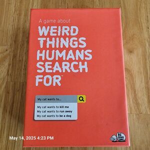 Weird Things Humans Search For Game Big Potato Games Contents Sealed New in Box